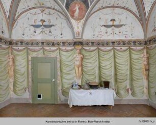Dekorative Ausmalung : Westwand