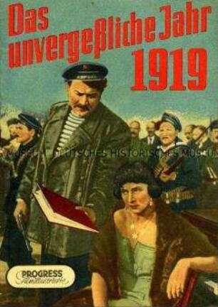 Programmheft zu dem sowjetischen Film "Das unvergessliche Jahr 1919"