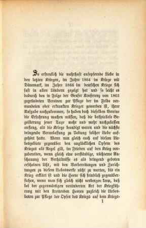 Die deutschen Frauenvereine unter dem rothen Kreuze : Mit besonderer Beziehung auf die Gewinnung weiblicher Pflegekräfte
