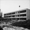 Dietrich Buxtehude-Schule: Grabauer Straße: Richtfest: Südseite des Hauptklassentraktes
