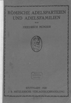 Römische Adelsparteien und Adelsfamilien