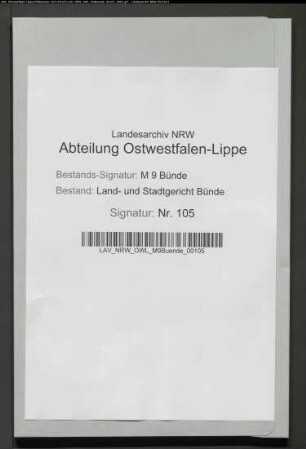 Erblasser: Bartling, Anne Marie Ilsabein, geb. Stiffmann: