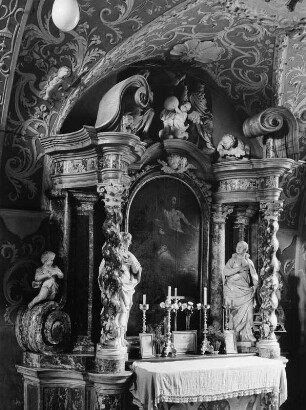 Altar : Altar, wahrscheinlich in der Marienkirche in Klagenfurt