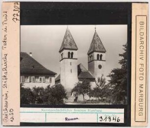 Reichenau, Niederzell: St. Peter und Paul von Südosten