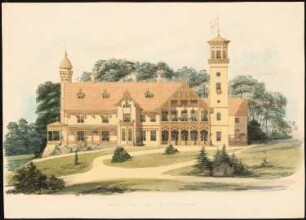 Villa am Wasser, Berlin (?): Ansicht Maßstabsleiste Fuß