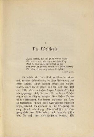 Drei Essays : Die Weltseele. Natur. Ausgleichungen