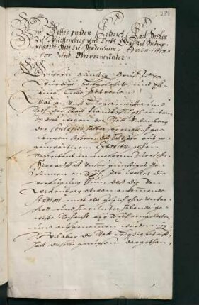 [Nr. 84]: Begleitschreiben zu Nr. 84a und Verhaltensregeln