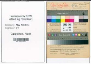 Entnazifizierung Heinz Caspelherr , geb. 15.07.1920 (Bahnpolizist)
