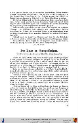 Der Bauer im Markgräflerland