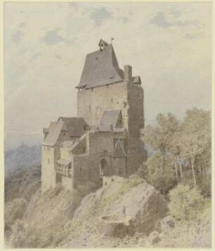 Burg auf hohem Felsen