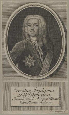 Bildnis des Ernestus Joachimus de Westphalen