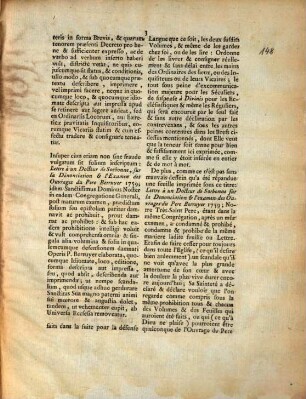 Decret De La Congregation De L'Inquisition Romaine Et Générale, Rendu le Jeudi 30 Août 1759, Portant condamnation de deux Volumes ...