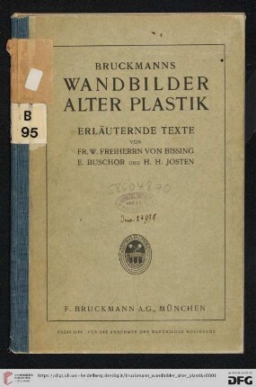 Bruckmanns Wandbilder alter Plastik