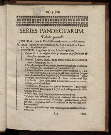 Series Pandectarum.