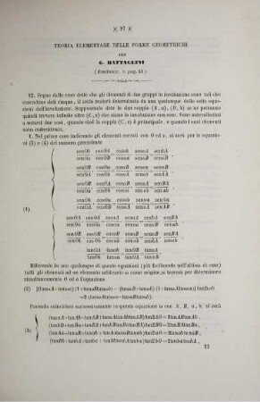 Teoria elementare delle forme geometriche.