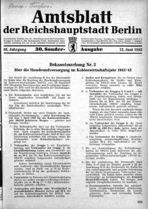30. Sonder-Ausgabe, 12. Juni 1942
