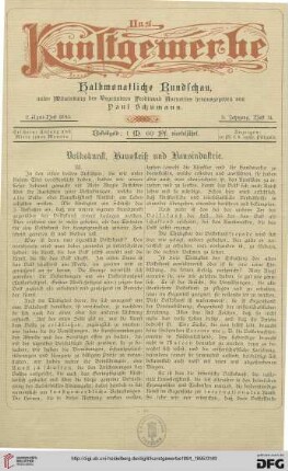 2. April-Heft 1895