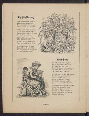Christbescherung / Walt Gott!