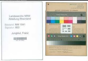 Entnazifizierung Franz Jungblut , geb. 18.12.1892 (Beamter)