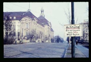 Sektorengrenze Invalidenstr. 29.11.59.
