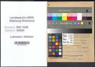 Entnazifizierung Wilhelm Lohmann , geb. 04.12.1904 (Verwaltungsangestellter)
