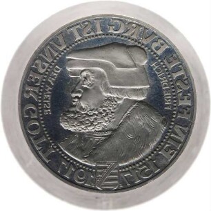 Prägestempel für 3 Mark - 400. Reformationsjubiläum (Vorderseite)