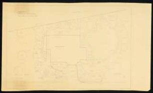Garten Walter Staiger, Schwenningen: Lageplan mit Pflanzplan 1:50