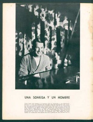 Una sonrisa y un hombre