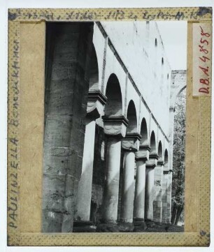Paulinzella, Kloster Paulinzella : Innenansicht, Langhaus, N-Arkaden