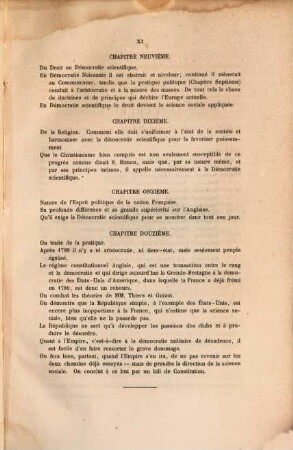 Esquisse de la philosophie démocratique : Partie politique