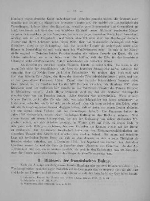 3. Blütezeit der französischen Bühne