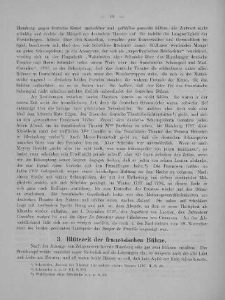 3. Blütezeit der französischen Bühne