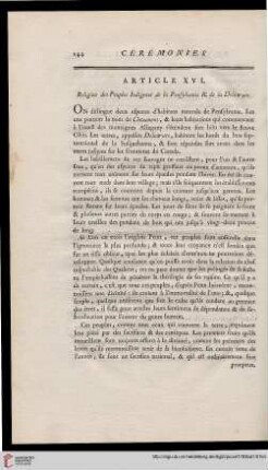 Article XVI