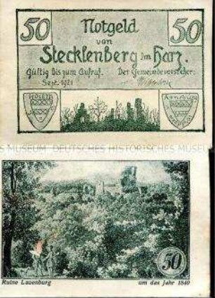 Stecklenberg 50 Pfennig