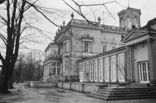 Dresden, Dresdner Klub, Außenansicht des Klubgebäudes, dem Lingnerschloss
