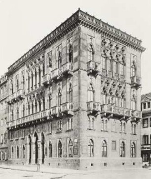 Venezianisches Haus : Dresden, Terrassenufer neben der Carolabrücke, sog. Venezianisches oder Gutschmidsches Haus