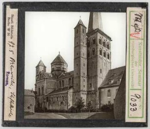 Brauweiler, Benediktinerklosterkirche: Aussenbau von Nordwesten