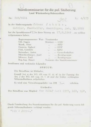 Jahnke, Johann