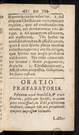 335-344, Oratio Praeparatoria; ...