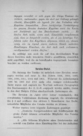 Vereins-Statut.