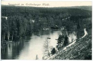 Grillenburg. Seerenteich im Grillenburger Wald