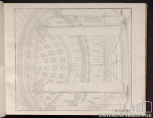 14. Perspectivische Ansicht der Rotunde des Museums.