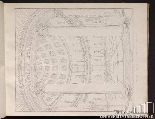 14. Perspectivische Ansicht der Rotunde des Museums.