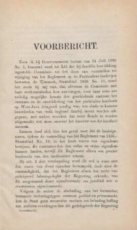 Voorbericht