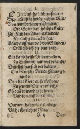 Ejn Lust hab ich zu singen/ Auß Christenlichem Mut/