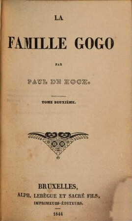 La famille Gogo. 2