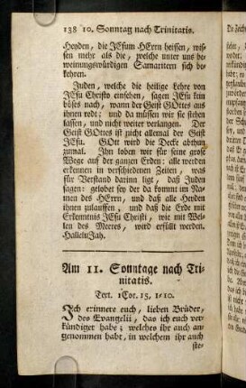 138-142, Ich erinnere euch, lieben Brueder, des Evangelii, ...