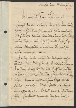Brief an Clara Schumann : 24.05.1881