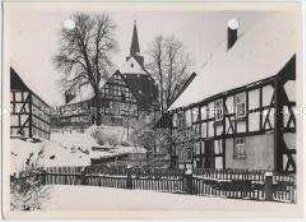 Winterlandschaft, Züschen, Suaeland, Kirche