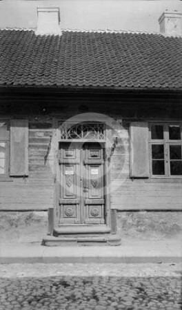 Portal eines Wohnhauses in Goldingen